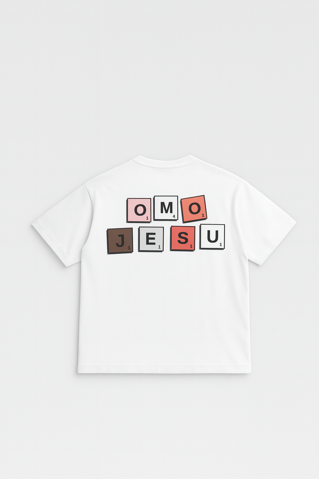 OMO JESU Oversized “Blocks” Tee