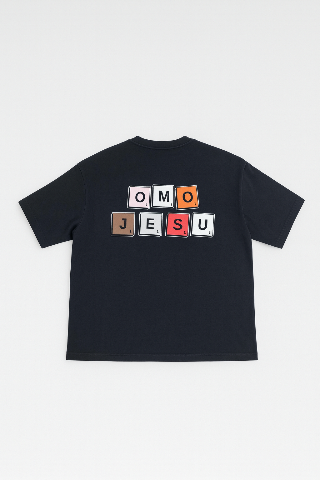 OMO JESU Oversized “Blocks” Tee